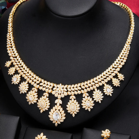 Luxury Nigerian Jewelry Set Dubai Bridal