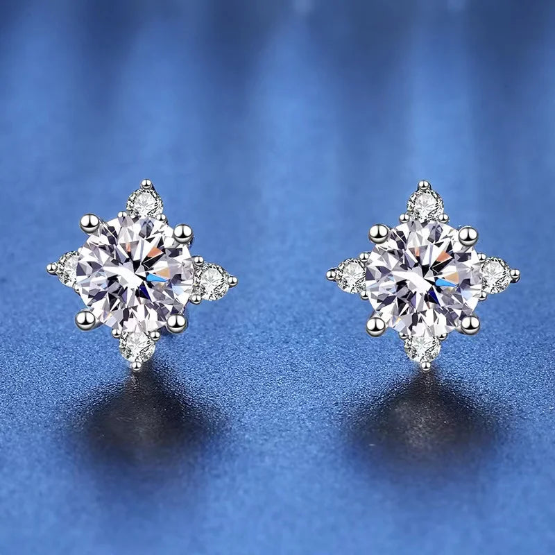 Moissanite Stud Earrings