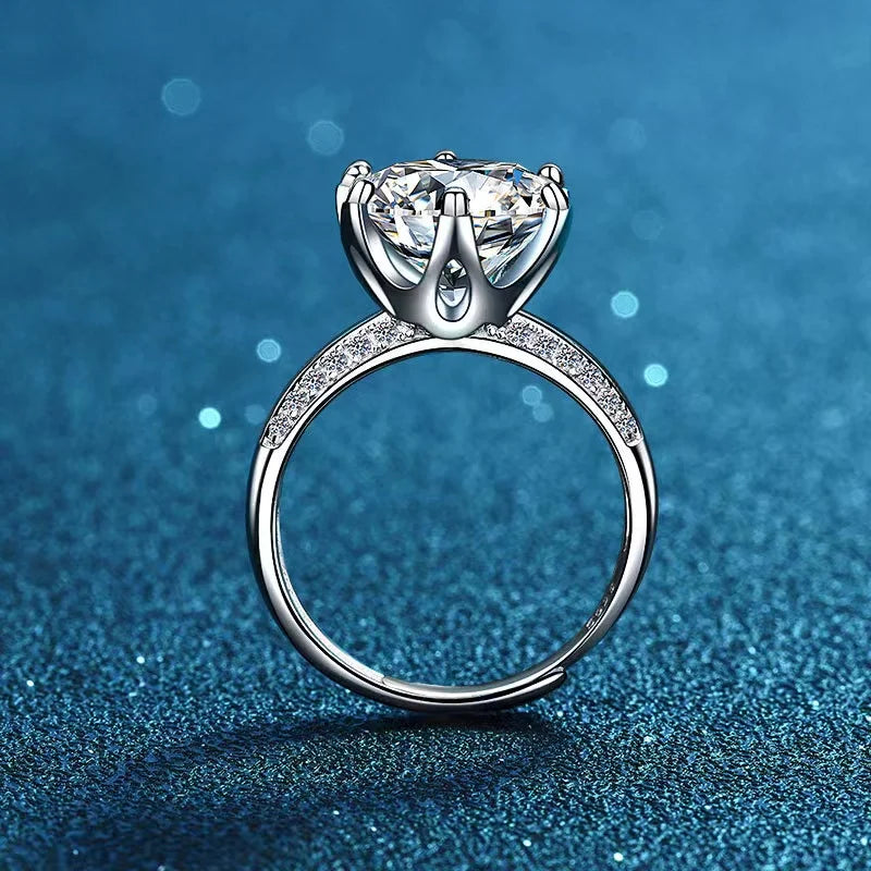 5 Carat Moissanite Ring Engagement Ring