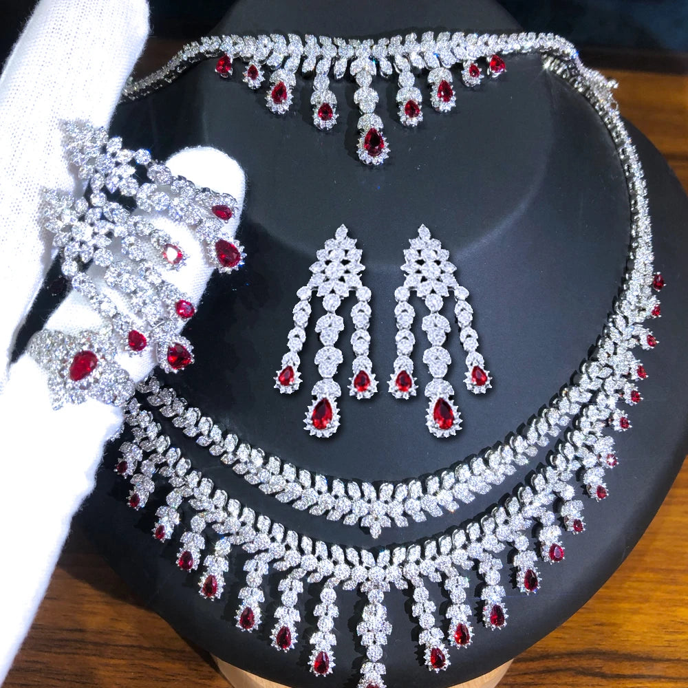 Big Statement African Dubai Bridal  Jewelry set