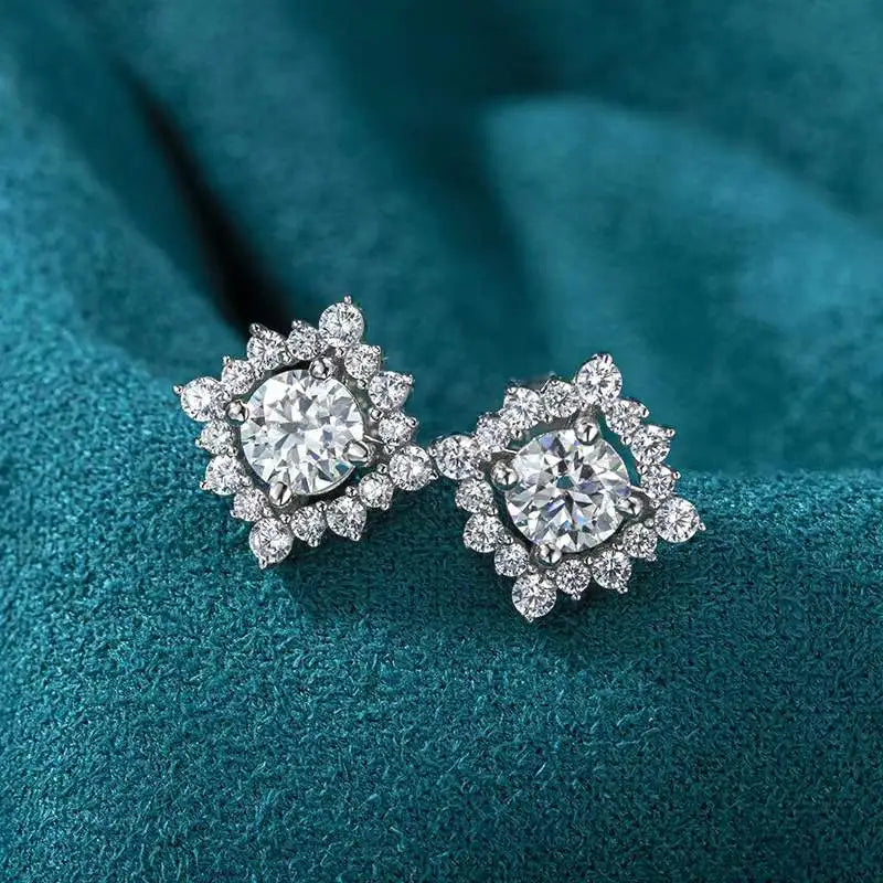 0.5 Carat Moissanite Earrings