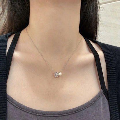 Moissanite Pendant Necklace