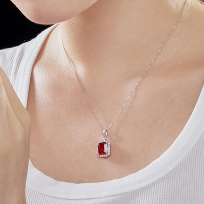 Moissanite Pendant Necklace