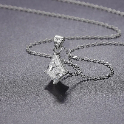 2ct Moissanite Pendant Necklace