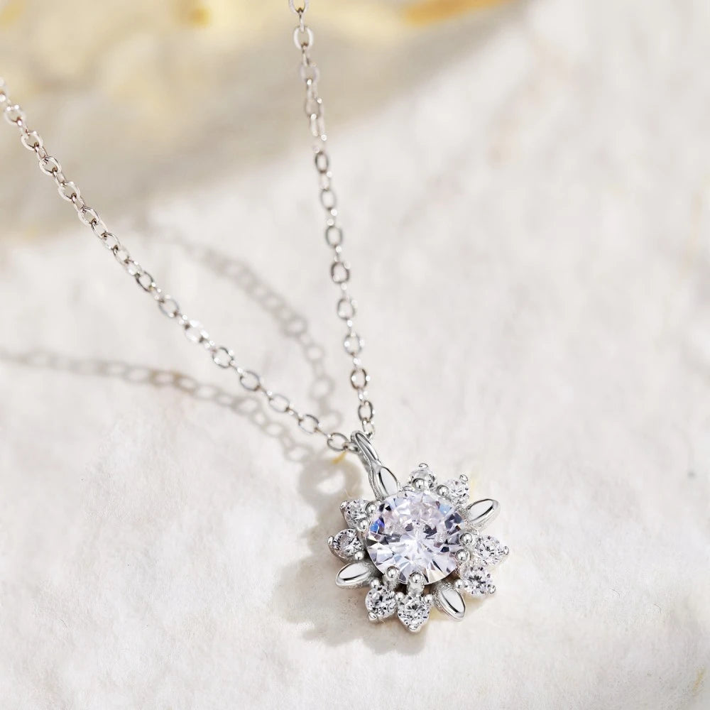 Moissanite Pendant Necklace