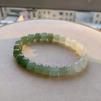 Natural Sunny Water Gradient Hetian Jade Bracelet