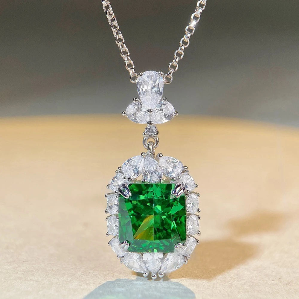 Pendant Necklace Moissanite