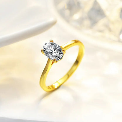 1 Carat Moissanite Ring