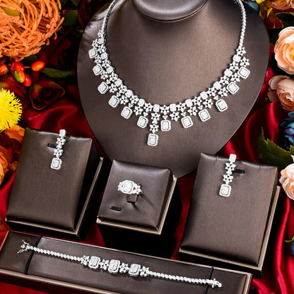 Famous Brand Bling Sequins Luxury Africa Dubai Jewelry Sets