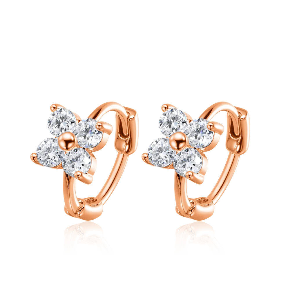 Moissanite Hoop Earrings | D VVS1 Silver & 18K Gold 3mm