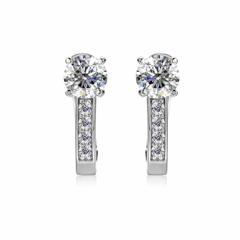 0.5ct Moissanite Clip Earrings