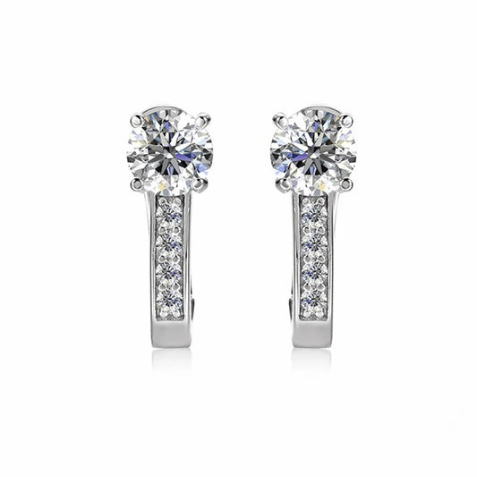 0.5ct Moissanite Clip Earrings