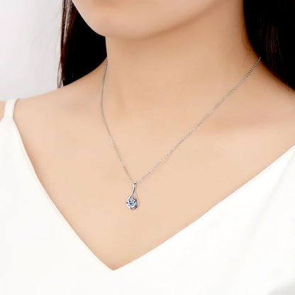 2.0 carat Infinity Pendant Moissanite Necklace