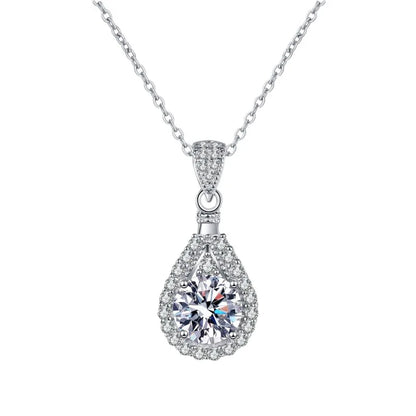 Moissanite Diamond Pendant Necklace