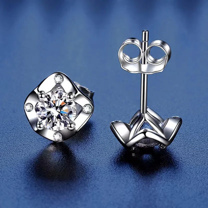 0.5ct Moissanite Diamond Ear Studs