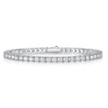Real Moissanite 3/4/5mm Tennis Bracelet for Women Man Original 925 Sterling Silver Plated 18k Gold Diamond Bracelets with GRA
