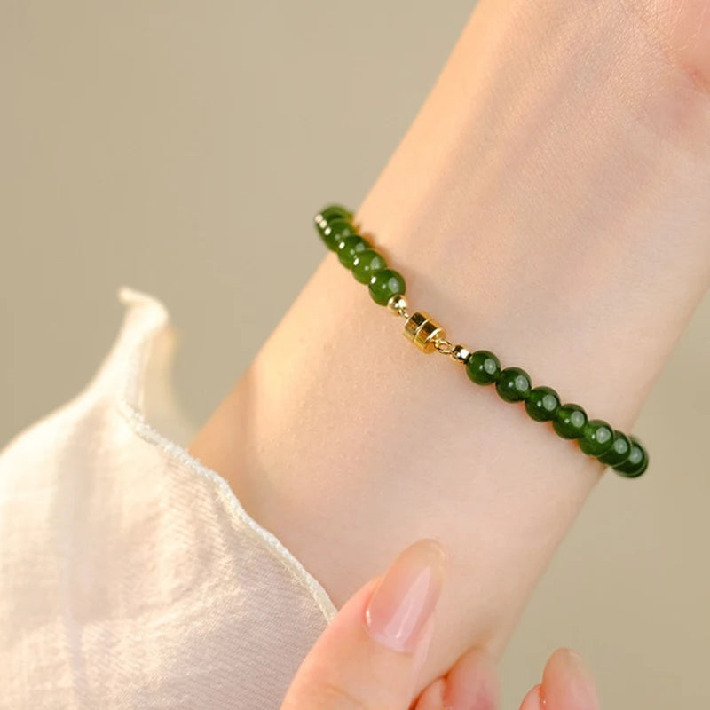 Hotan Jade Green Jasper Bracelet