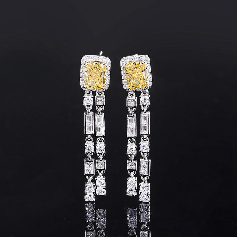 Drop Earrings Created Moissanite