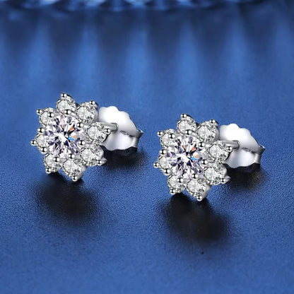 0.5ct Moissanite Stud Diamond Earrings