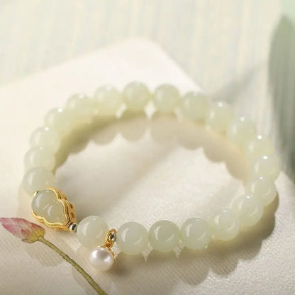 Natural Hotan Jade Bracelet