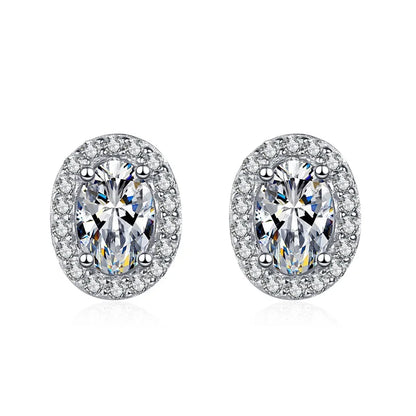 Moissanite stud Earrings