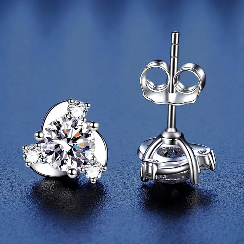 0.5ct Moissanite Diamond Stud Earrings