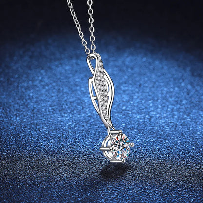 1CT Moissanite Pendant Necklace