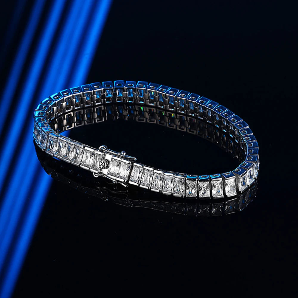 Full Moissanite Tennis Bracelet For Women