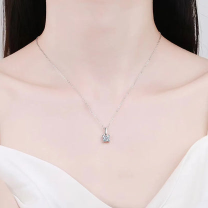 1.2ct Moissanite Pendant Necklace