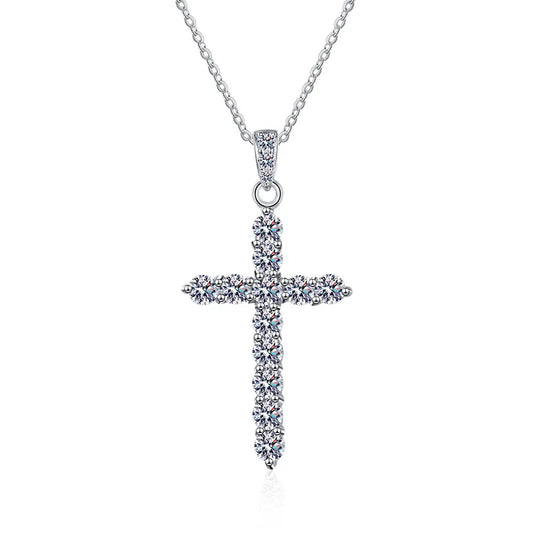 0.72-1.2ct Moissanite Charm Necklace