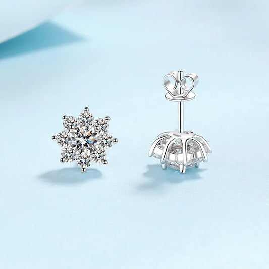 Moissanite Diamond Stud Earrings