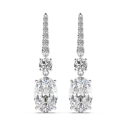 Drop Earrings Moissanite