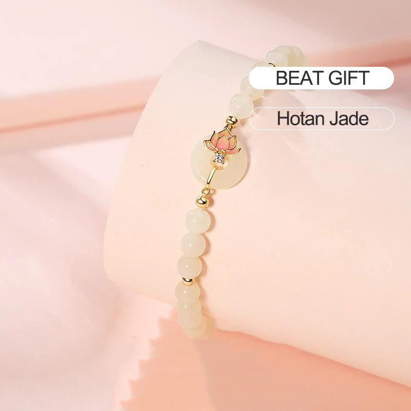 Hotan Jade Bracelet s925 Sterling Silver