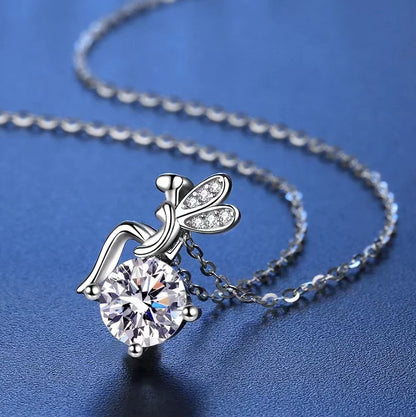 1ct  Moissanite Necklace