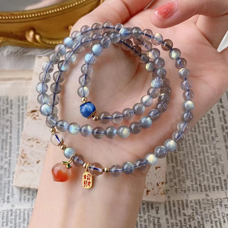 Moonlight Stone Sea Blue Treasure Bracelet