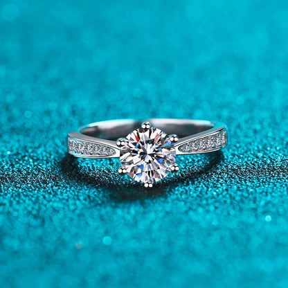 3 Carat Moissanite Diamond Rings