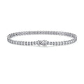 Moissanite Tennis Bracelets for Women Men Original 925 Sterling Silver Bangles with Certificate 3/4/5mm Pass Diamond Test