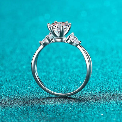 1ct Moissanite Engagement Rings