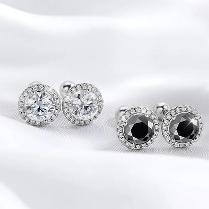 Moissanite Screw Earring Stud Ear