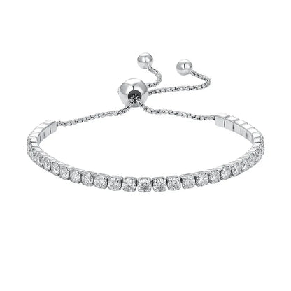 3.5ct  Moissanite Tennis Chain Bracelet