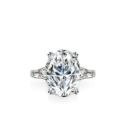 Moissanite Engagement Ring 8 Carat