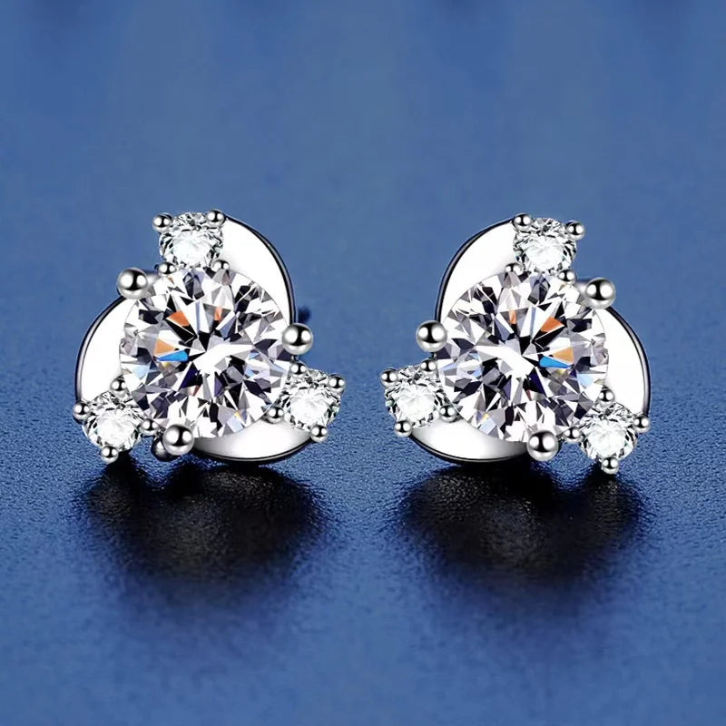 0.5ct Moissanite Diamond Stud Earrings