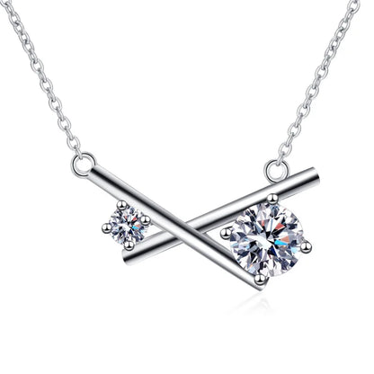 Moissanite Diamond Pendant Necklace