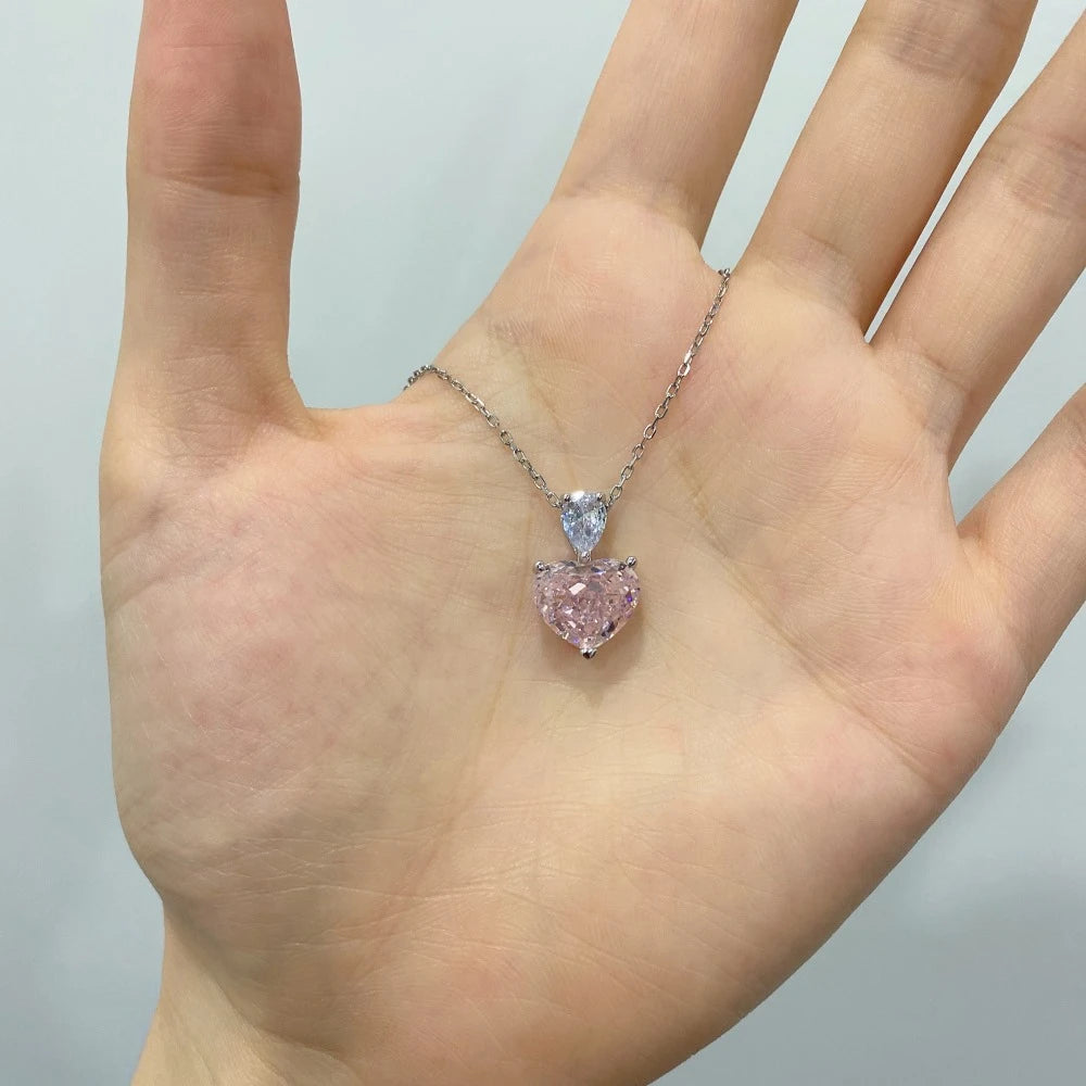 Moissanite Pendant Necklace