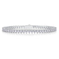 Moissanite Tennis 3mm Bracelet for Women Silver 925 Original Certified Bracelet 18K White Gold Plated Bangle Femme GRA