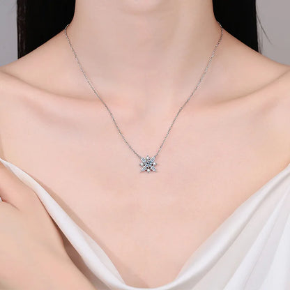 Moissanite Diamond Pendant Necklace