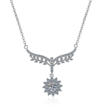 Moissanite Pendant Diamond Necklace