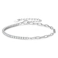 Moissanite Tennis Bracelet for Women 2mm  Luxury 925 Sterling Silver Tennis Chain Bracelet 2024 Trendy Accessories Jewelry Gifts