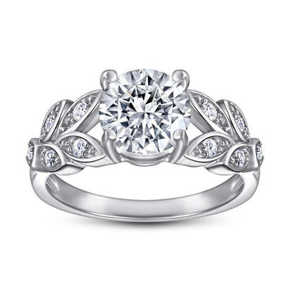 Moissanite Diamond Wedding Bands  2 Carat