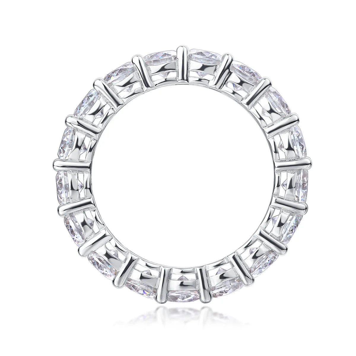 Moissanite Eternity Ring Wedding Band